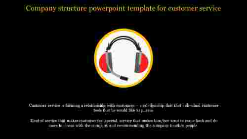 Company structure powerpoint template
